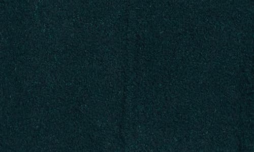 Bobeau Silky Plush Step Hem Sweater In Dark Peacock