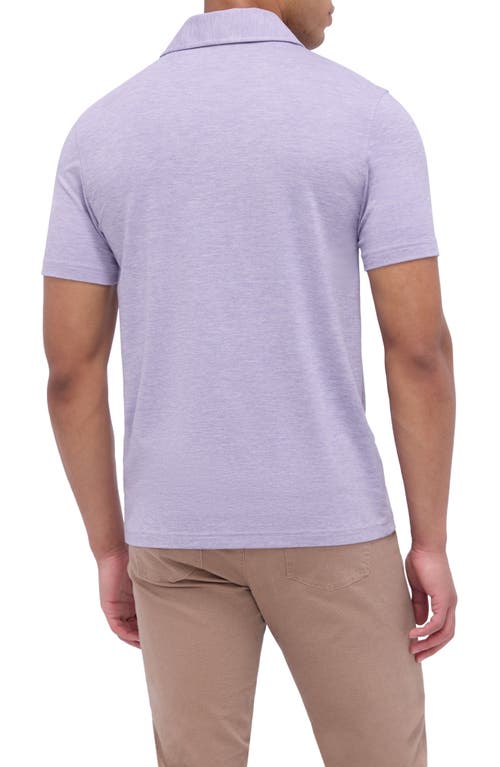 Shop Bugatchi Upf 50+ Polo Shirt In Lilac