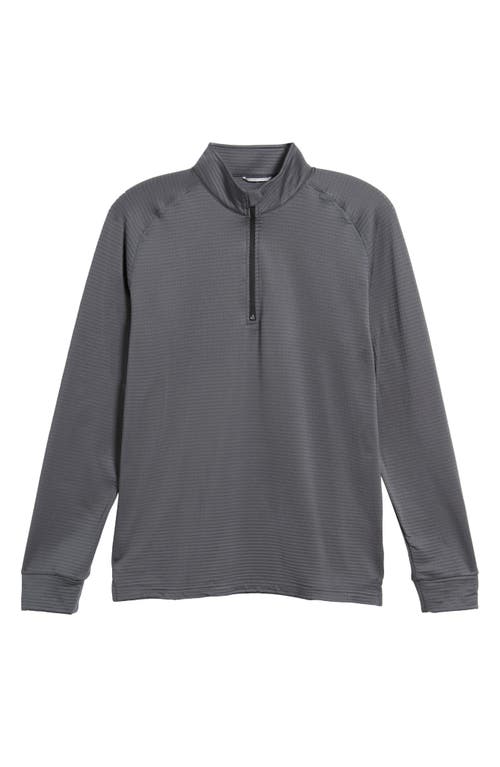 SWANNIES SWANNIES LUKAS QUARTER ZIP WAFFLE GOLF PULLOVER 