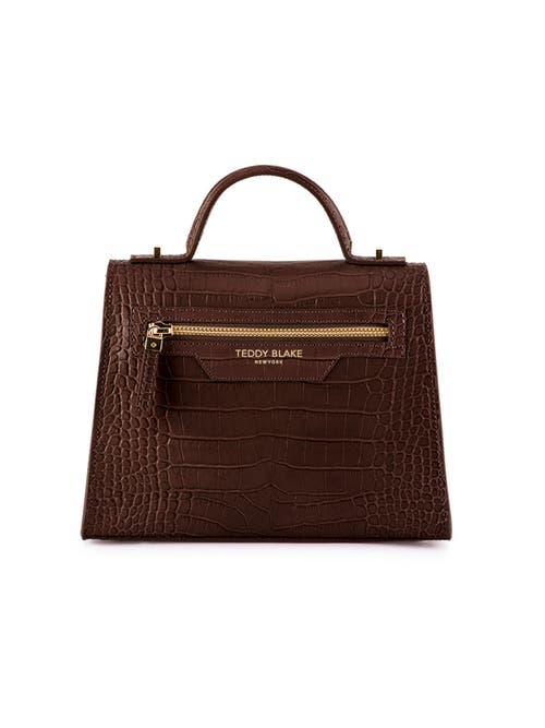 Teddy Blake Ava Croco  9" In Brown