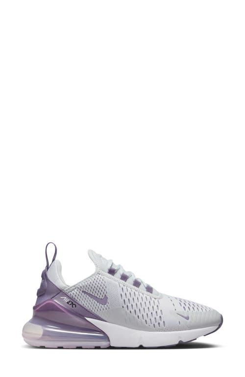 Shop Nike Air Max 270 Sneaker In Platinum/white/lilac