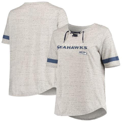 Youth Heathered Gray Seattle Seahawks Head-to-Head Long Sleeve T-Shirt