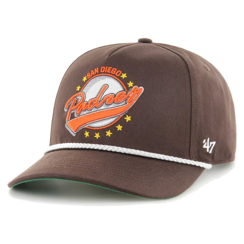 47 ' Brown San Diego Padres Wax Pack Collection Premier Hitch Adjustable Hat