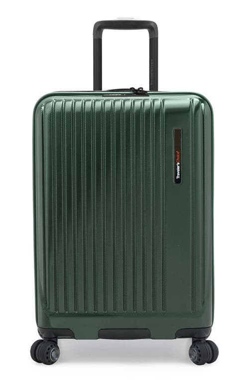 Traveler's Choice Travelers Choice Delmont 26-inch Hardcase Spinner Luggage In Green