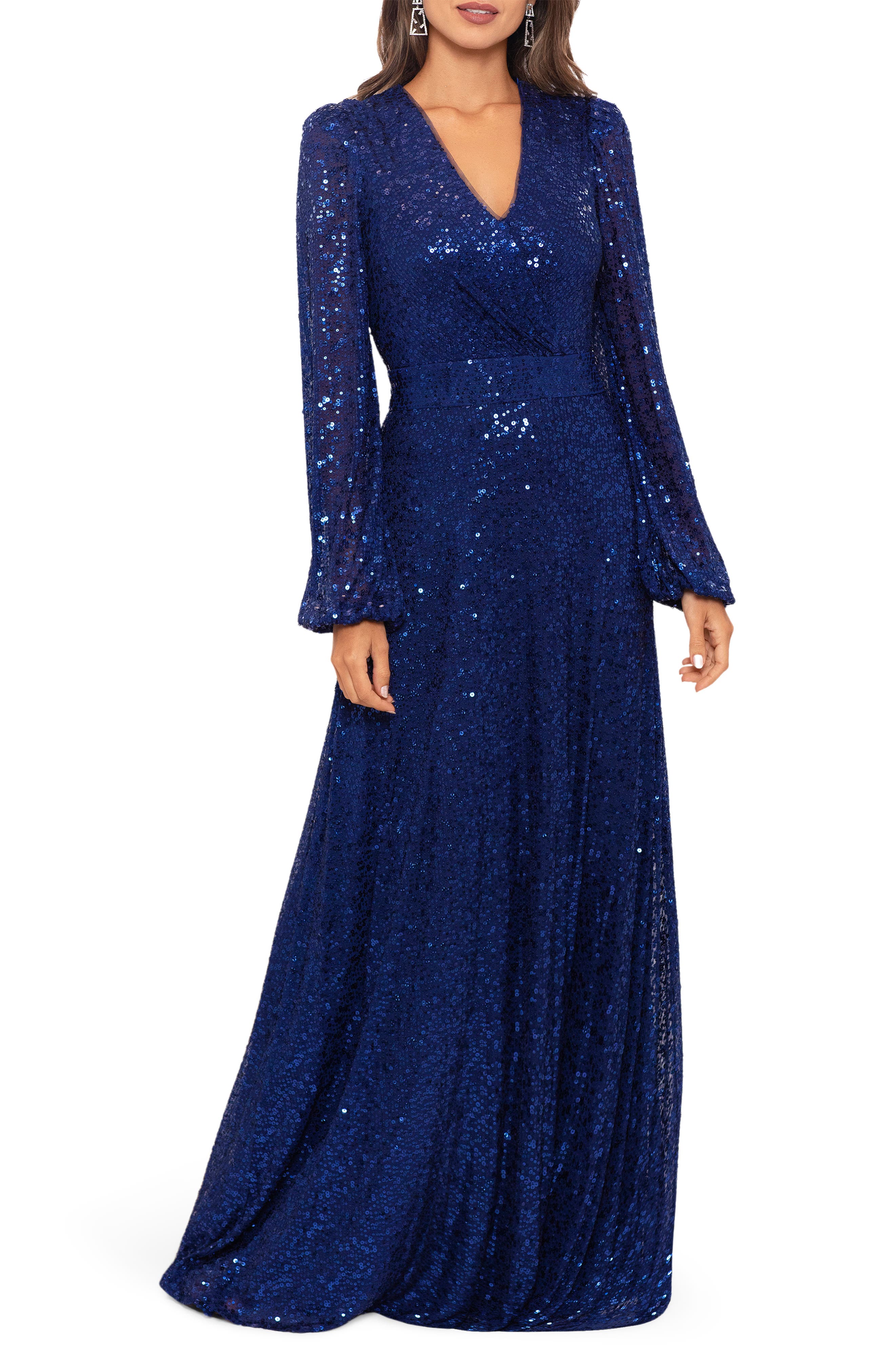 Women's Long Sleeve Formal Dresses 