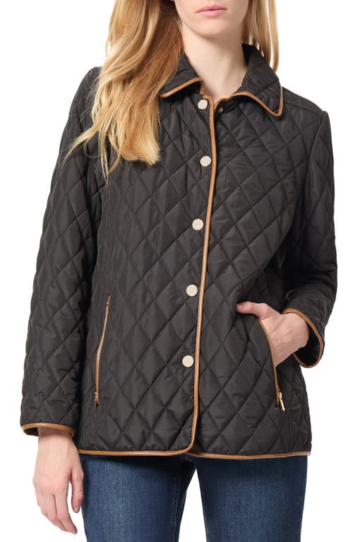 JONES NEW YORK JONES NEW YORK QUILTED SNAP FRONT JACKET 