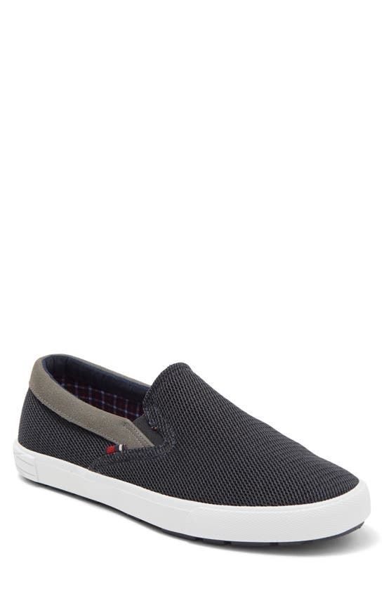Ben Sherman Percy Slip-on Sneaker In Charcoal Mesh