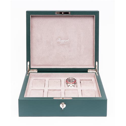 Rapport London Vantage Eight Watch Box In Serpentine