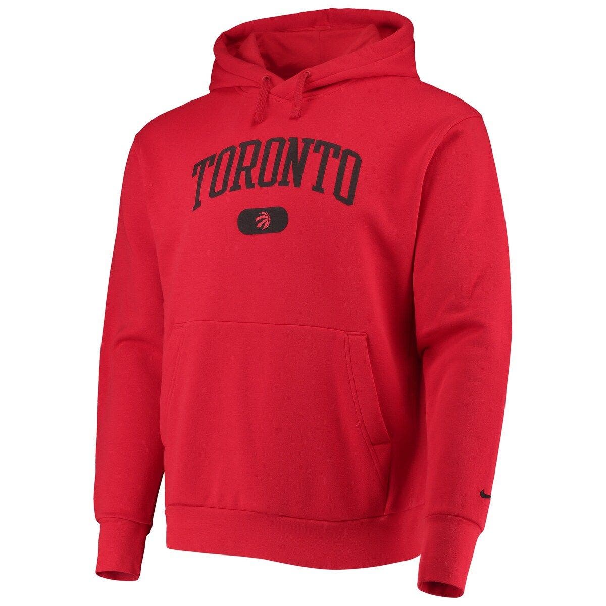 Nike Men's Nike Red Toronto Raptors Heritage Essential Pullover Hoodie