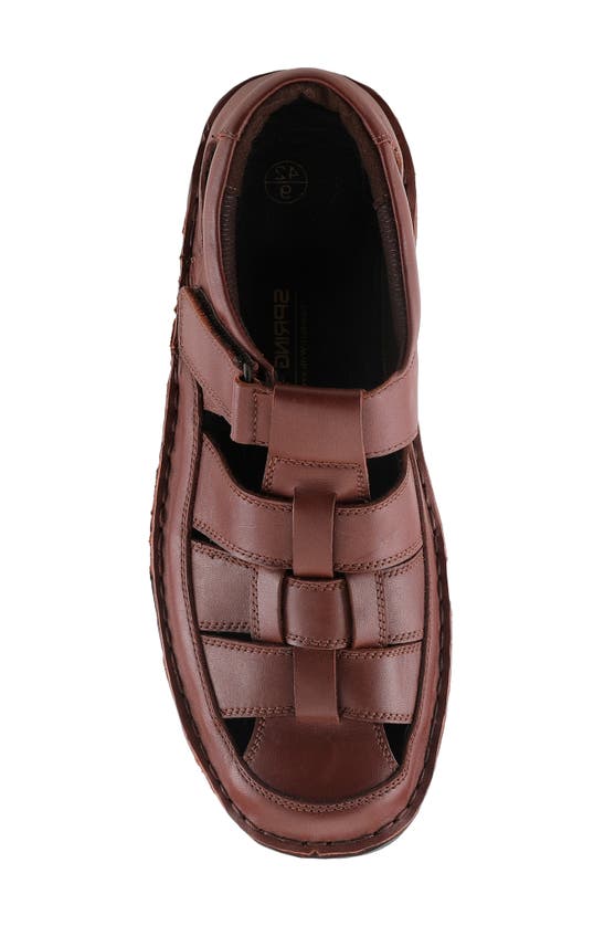 Shop Spring Step Sandal In Cognac