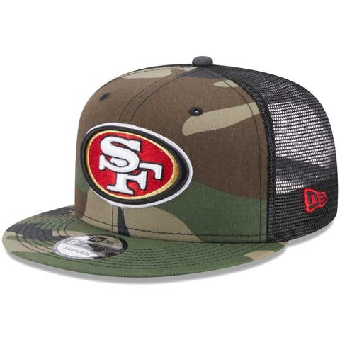 Men's New Era Camo San Francisco 49ers 2022 NFL Training Camp Official  9FIFTY Snapback Adjustable Hat