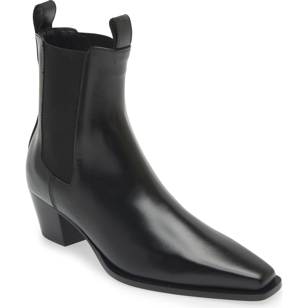 Totême Toteme Woman Ankle Boots Black Size 11 Leather