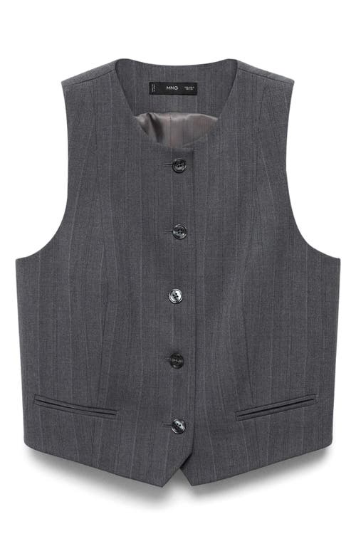 MANGO MANGO PINSTRIPE VEST 