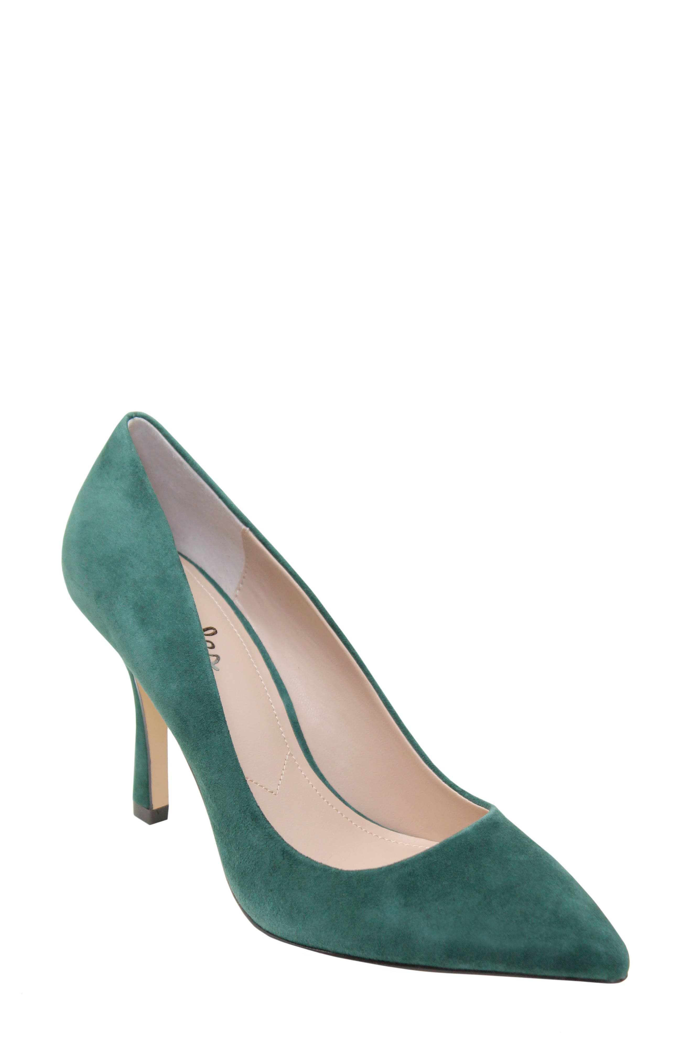 navy green heels