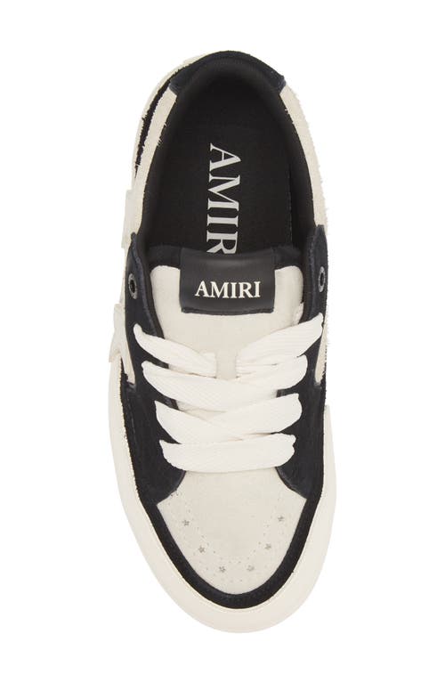 Amiri Sunset Skate Low Sneakers In Birch And Black In Birch Black