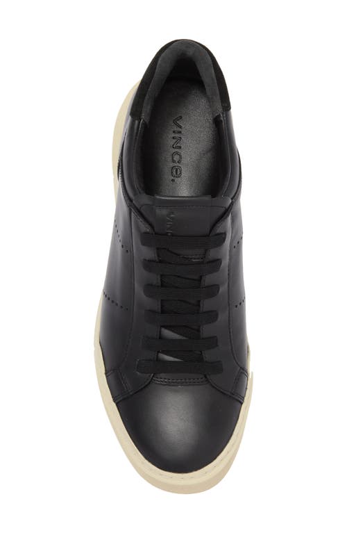 Vince Mercer Sneaker In Black/ivory