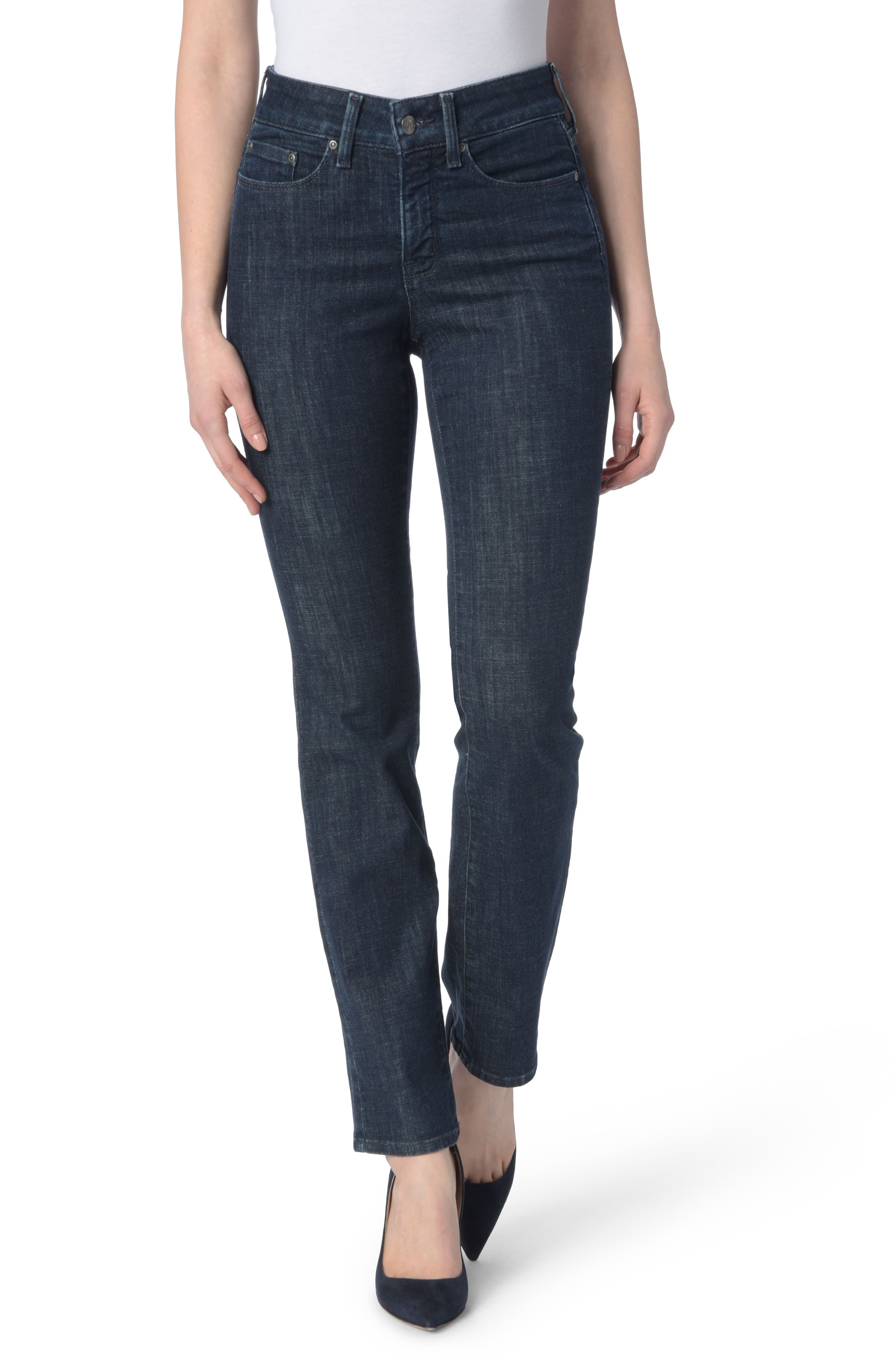 marilyn stretch straight leg jeans