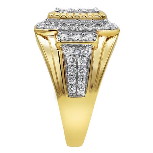 LUVMYJEWELRY LUVMYJEWELRY BIGG BOSS 14K YELLOW GOLD DIAMOND MEN STATEMENT RING