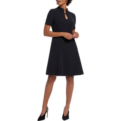 Nic+Zoe Leading Lady Fit & Flare Dress, Black