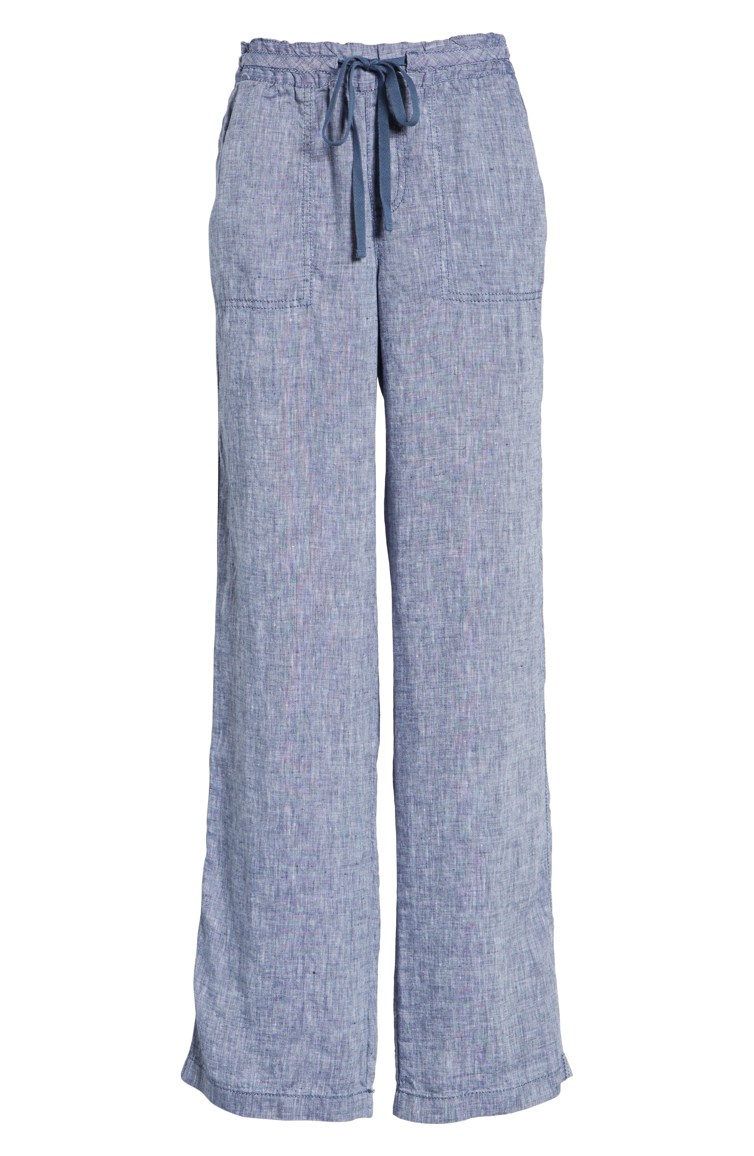 Caslon | Drawstring Linen Pants | Nordstrom Rack