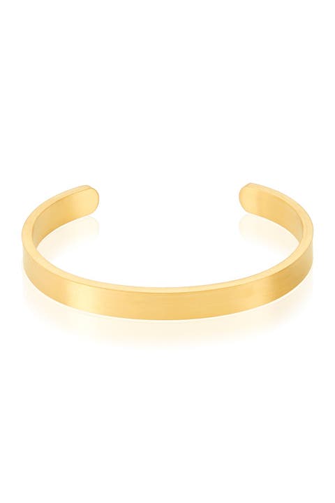 14K Gold Vermeil Cuff Bracelet (Men's)