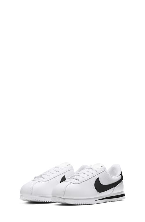 Nike Kids' Cortez Basic Sl Sneaker In White/black