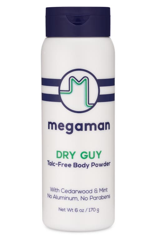 Megaman Dry Guy Talc Free Body Powder in None