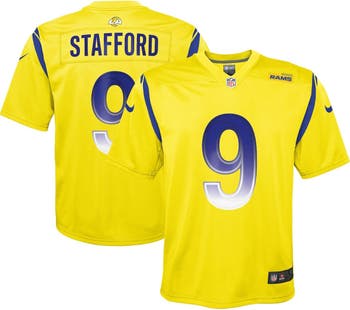 Nike Youth Nike Matthew Stafford Gold Los Angeles Rams Inverted