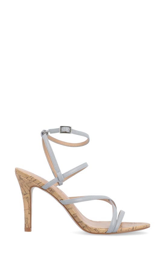 Journee Collection Womens Fylissa Heeled Sandals In Blue