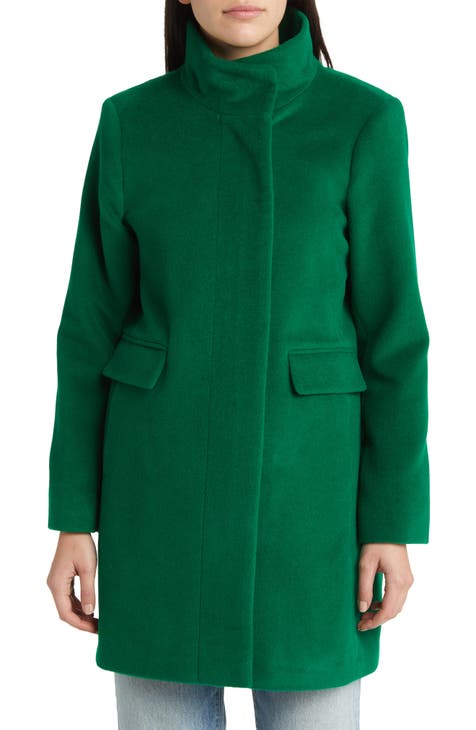 Women's Green Wool & Wool-Blend Coats