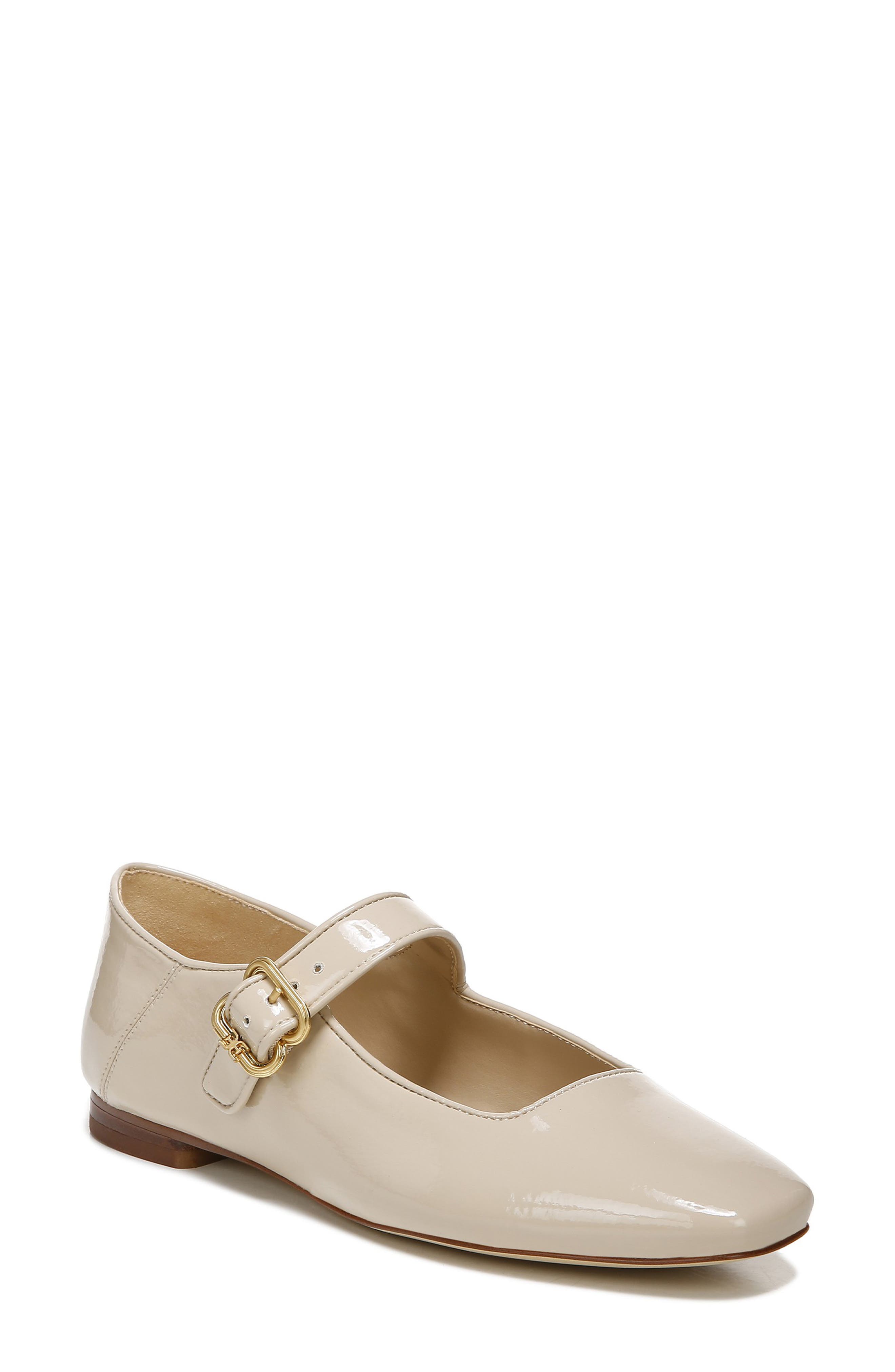 beige mary jane flats