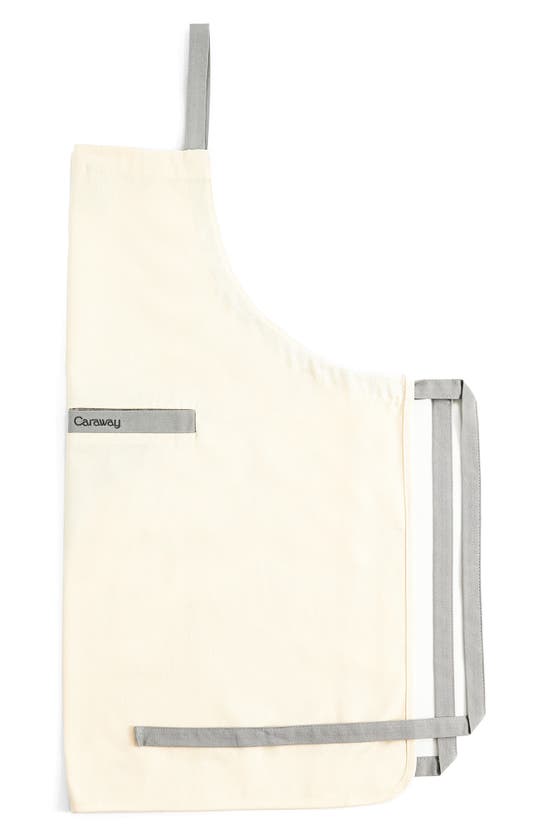 Shop Caraway Cotton Apron In Cream