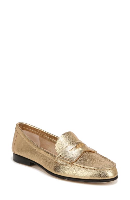 Veronica Beard Penny Loafer Gold at Nordstrom,