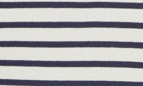 Splendid Whitney Maxi Skirt In Navy/white