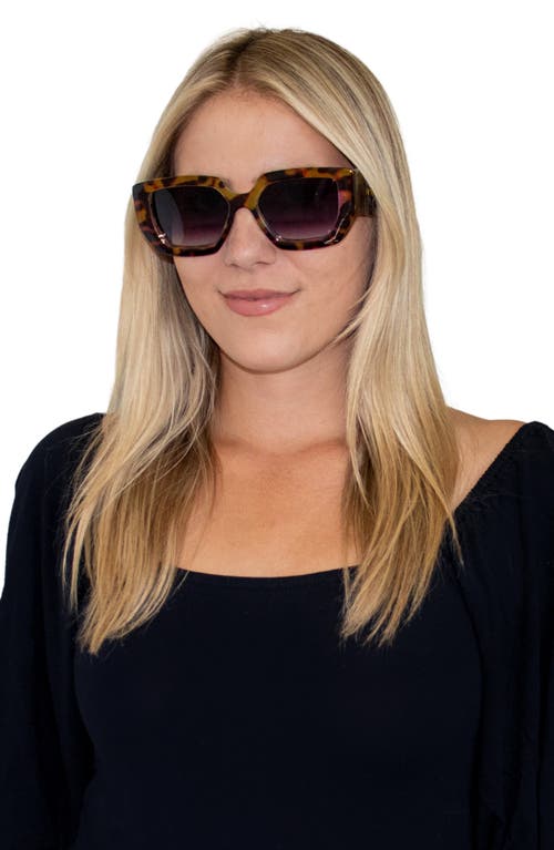 Fifth & Ninth Rue 67mm Polarized Square Sunglasses In Torte/black
