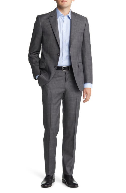 Peter Millar Tailored Wool Suit in Grey