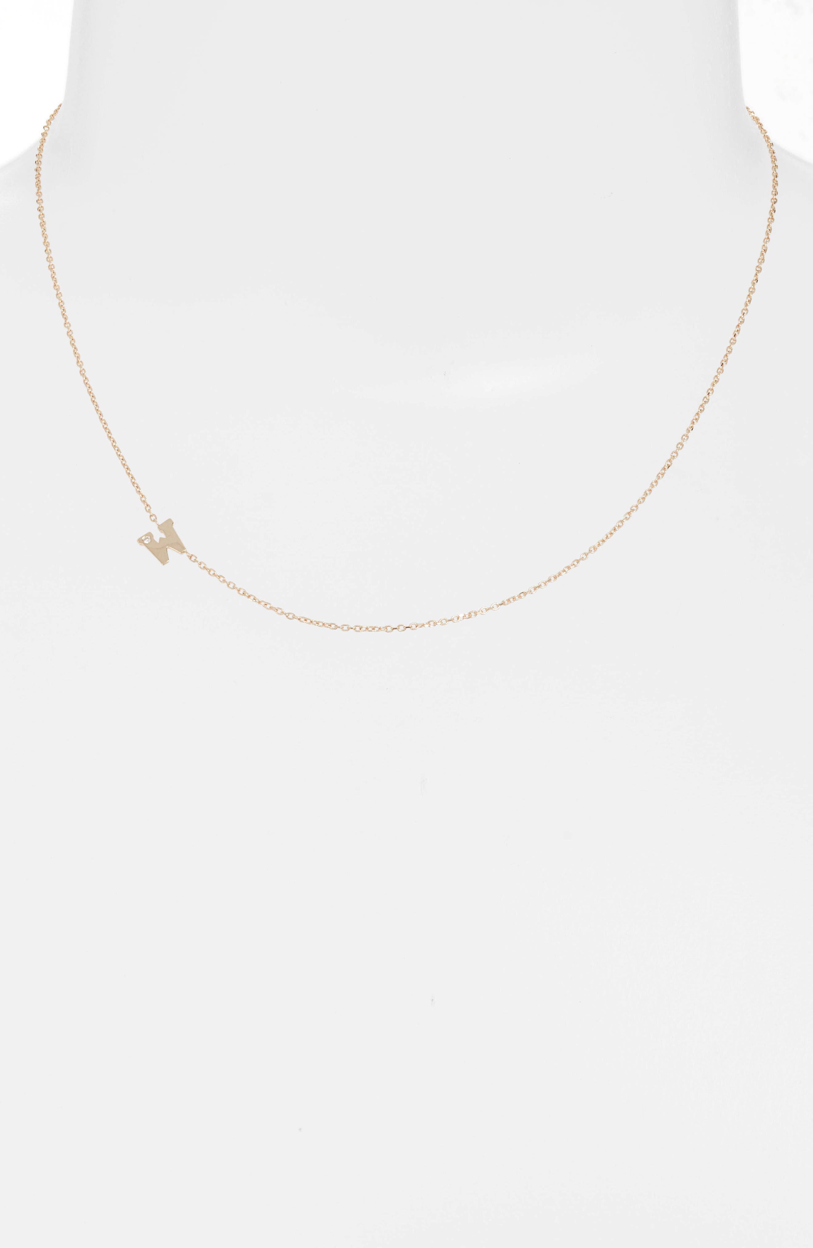 diamond initial necklace nordstrom