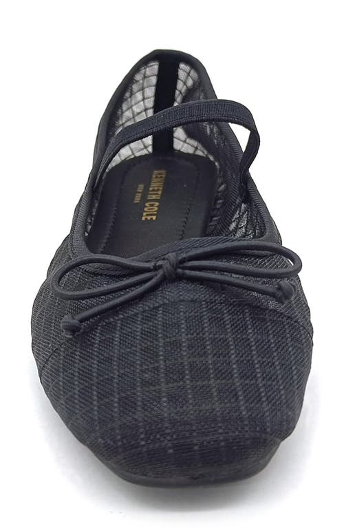Kenneth Cole Myra Mesh Ballet Flat In Black Mesh