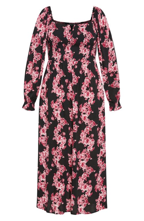 Shop City Chic Aurelia Floral Long Sleeve Dress