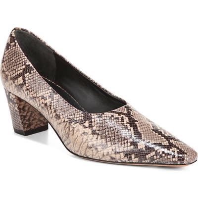 Vince Ania Almond Toe Pump, Beige