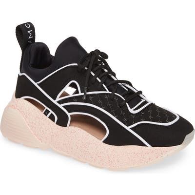 Stella Mccartney Eclypse Cutout Sneaker, Black