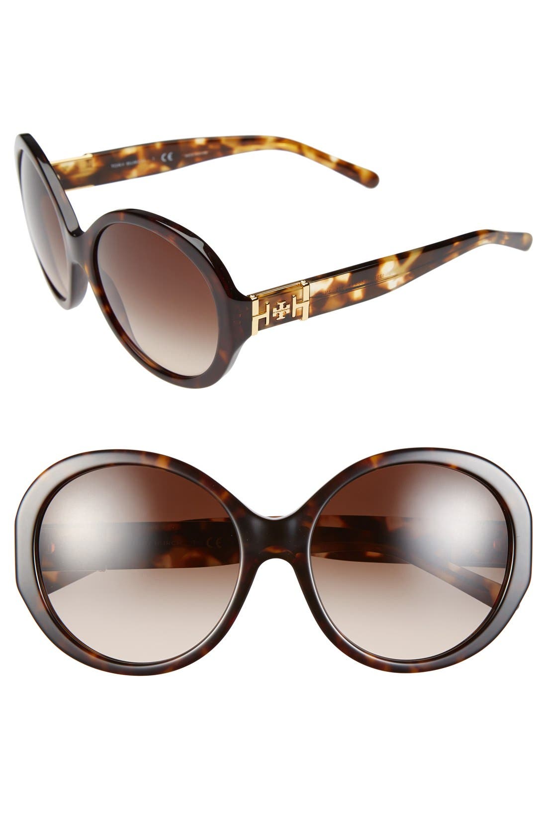 Tory Burch 56mm Round Sunglasses | Nordstrom