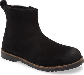 Birkenstock Melrose High Suede Leather Boots, Espresso