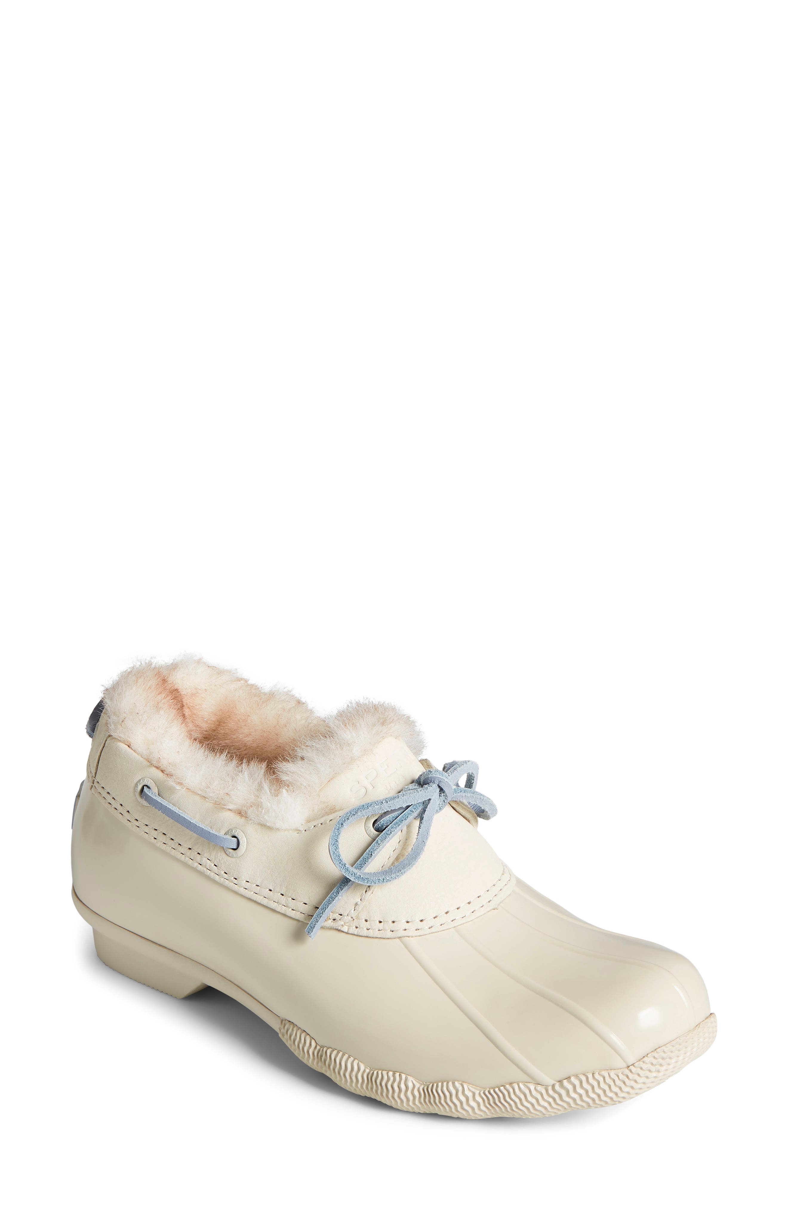 sperry fur lined boots