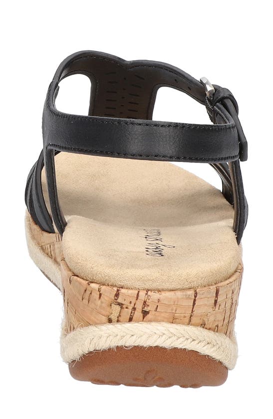 EASY STREET EASY STREET DORINDA T-STRAP WEDGE SANDAL