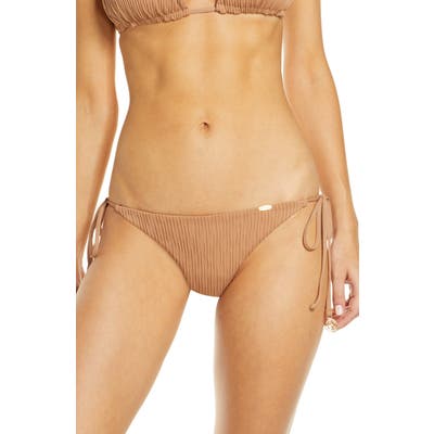 Luli Fama Riverdance Brazilian Bikini Bottoms, Brown