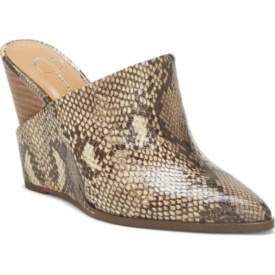Jessica Simpson Helio Wedge Mule, Beige