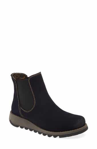 Womens Black Fly London Salv Boots