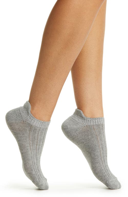 Jasmine Ankle Socks in Grey Melange