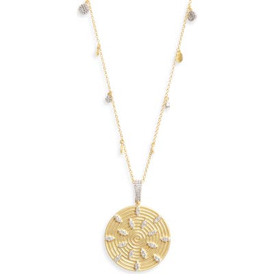 Freida Rothman Fleur Bloom Empire Pendant Necklace